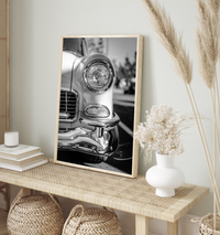 Close Up Of Classic Automobile | Art Print