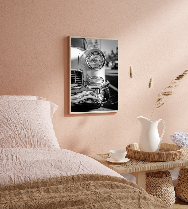 Close Up Of Classic Automobile | Art Print