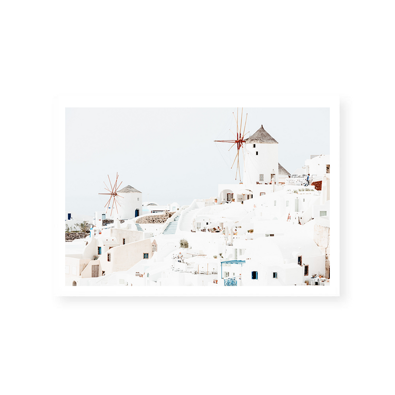 Village of Oia in Santorini | Art Print