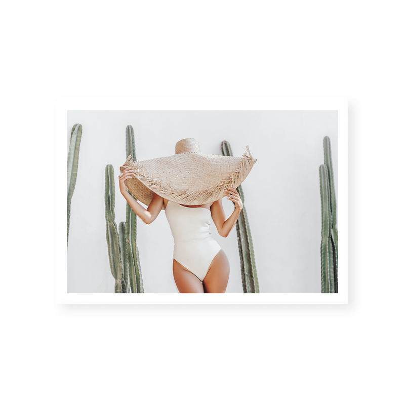 Cactus On Wall | Art Print