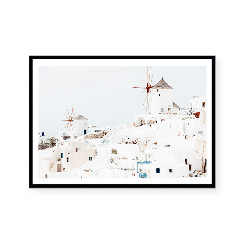 Village of Oia in Santorini | Art Print