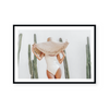 Cactus On Wall | Art Print