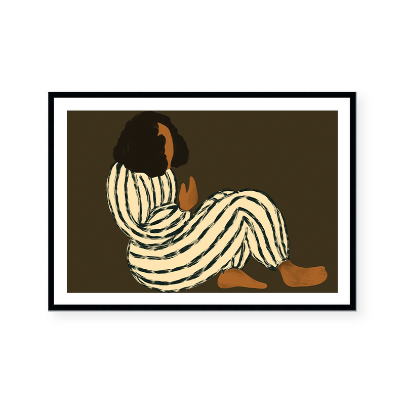 Lagom Women | Brown | Art Print