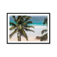 Palm Trees By The Beach | Art Print