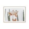 Cactus On Wall | Art Print