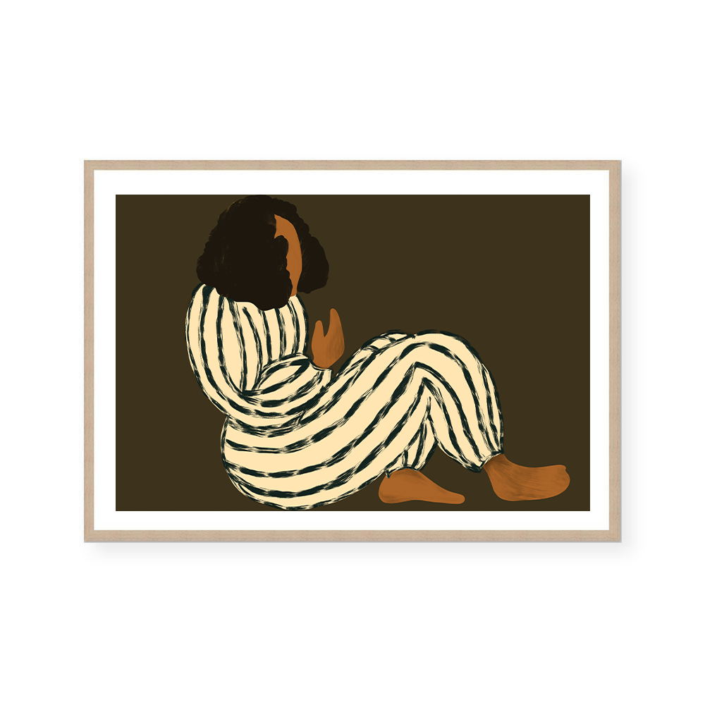 Lagom Women | Brown | Art Print