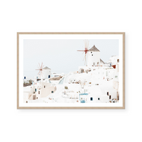 Village of Oia in Santorini | Art Print