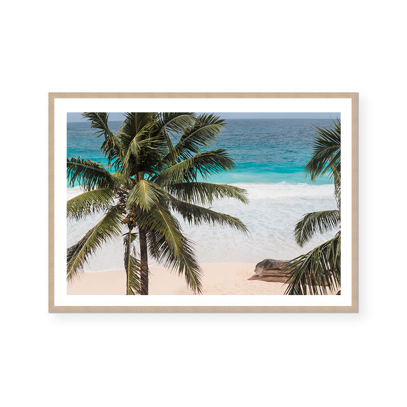 Palm Trees By The Beach | Art Print