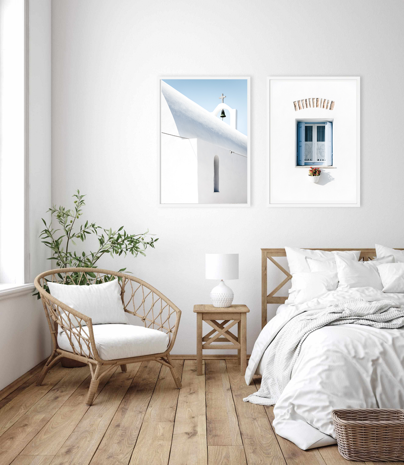 Old Window In Greece | Art Print