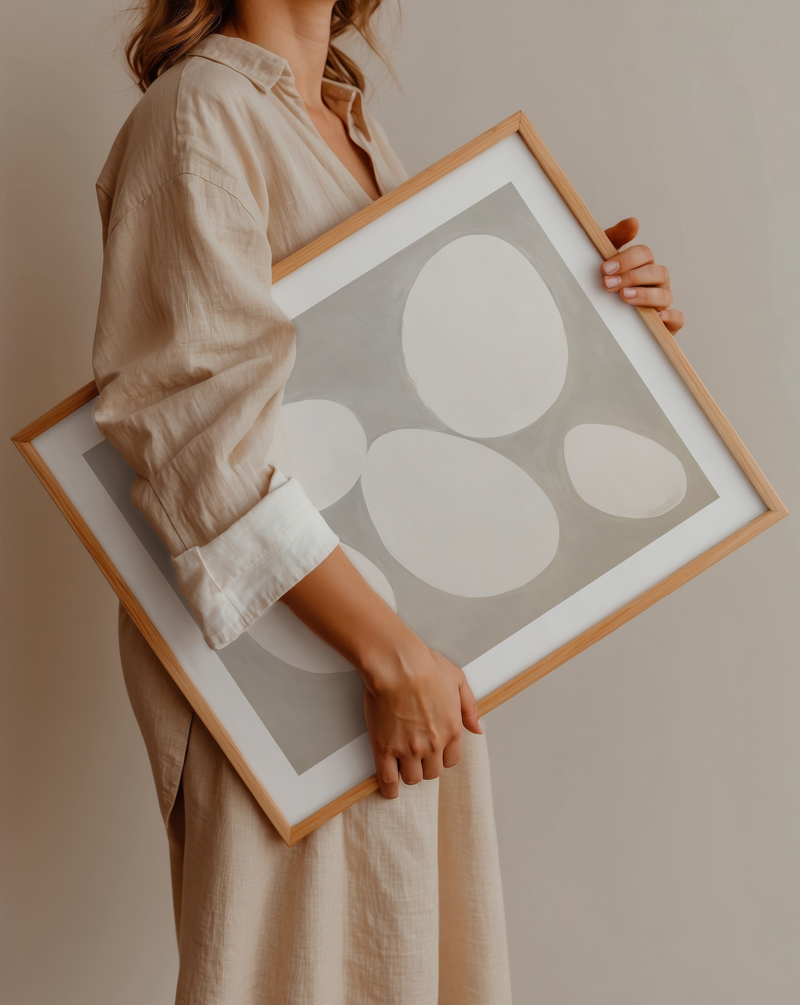 Painted Pebbles I | Art Print