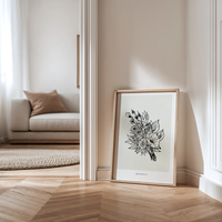 Contour Flora I | Art Print