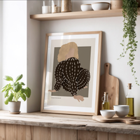Lagom Women | Black | Art Print