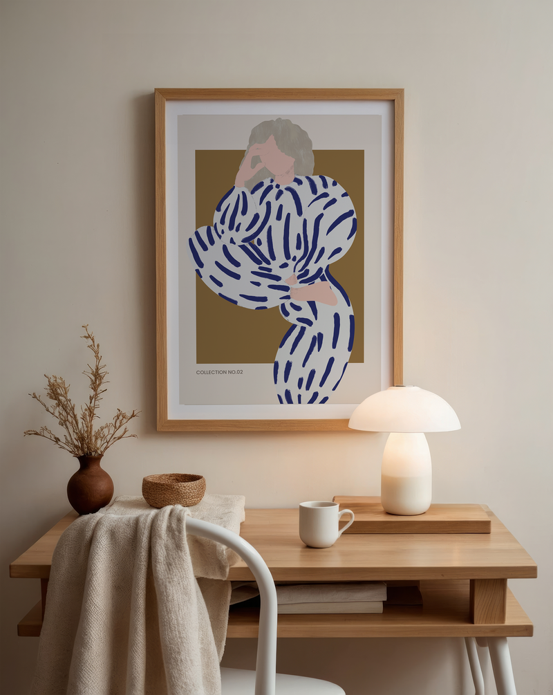 Lagom Women | Blue | Art Print