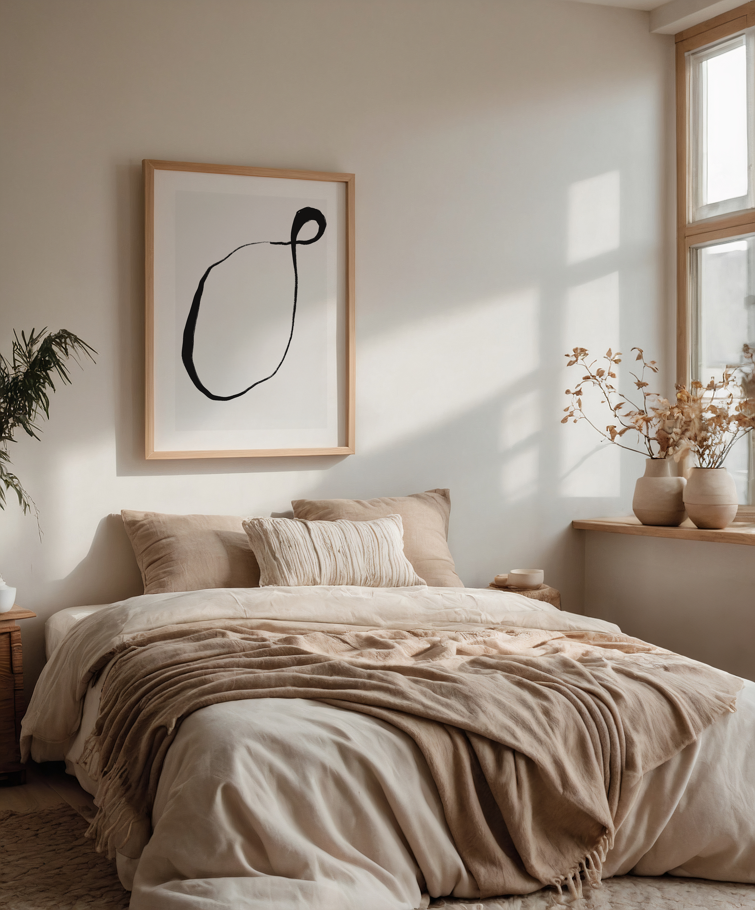 Soft Neutral Fluid II | Art Print