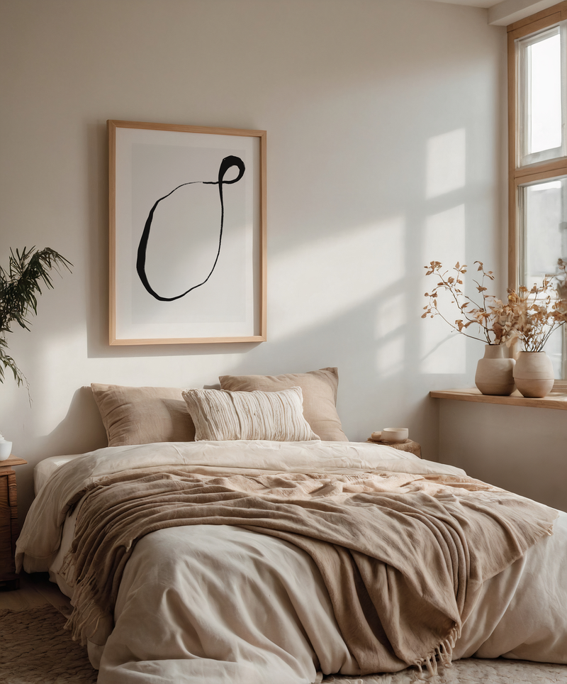 Soft Neutral Fluid II | Art Print