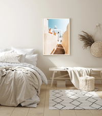 White Villa In Greece | Art Print