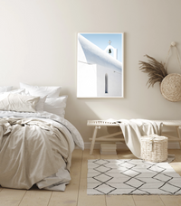 Old Church In Santorini | Art Print