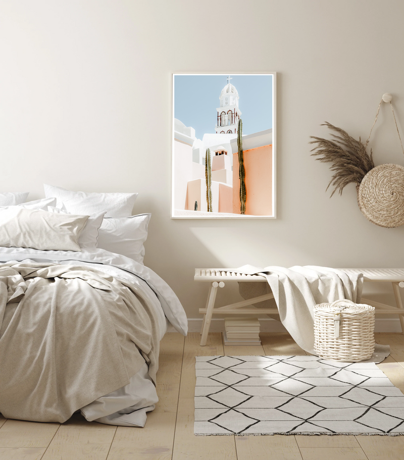 Santorini Cactus | Art Print