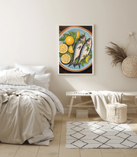 Sardines On Plate I | Art Print