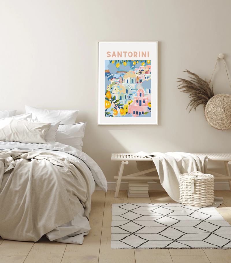 Santorini Poster | Art Print