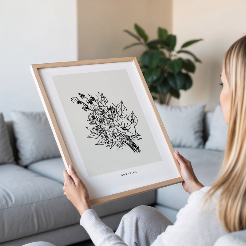 Contour Flora I | Art Print