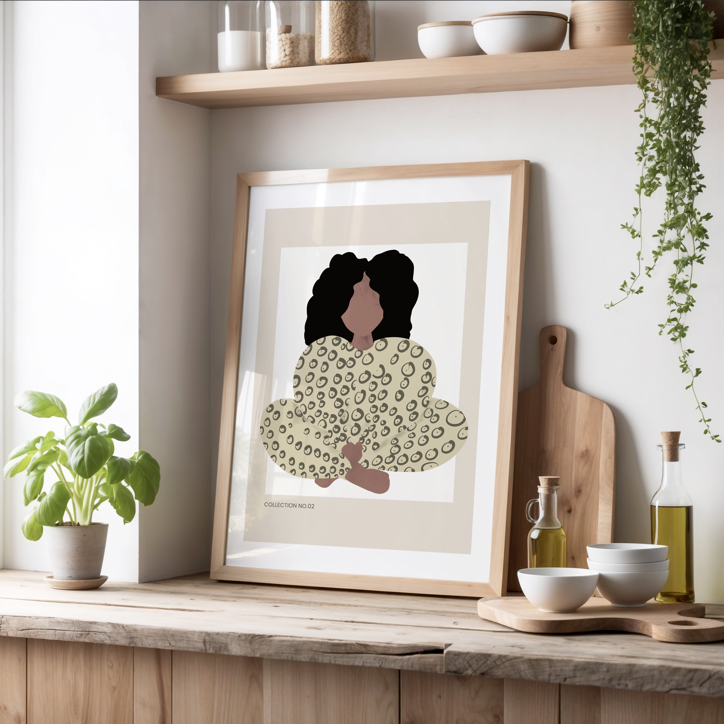 Lagom Women | Green | Art Print