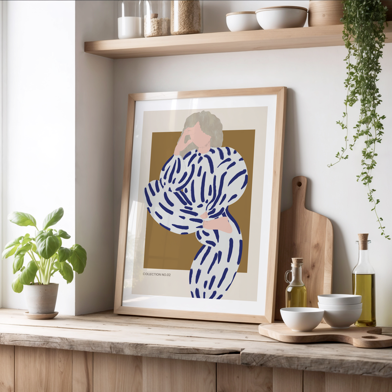 Lagom Women | Blue | Art Print