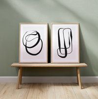 Soft Neutral Fluid I | Art Print
