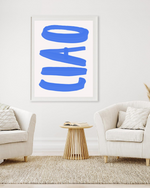 Ciao In Blue | Art Print