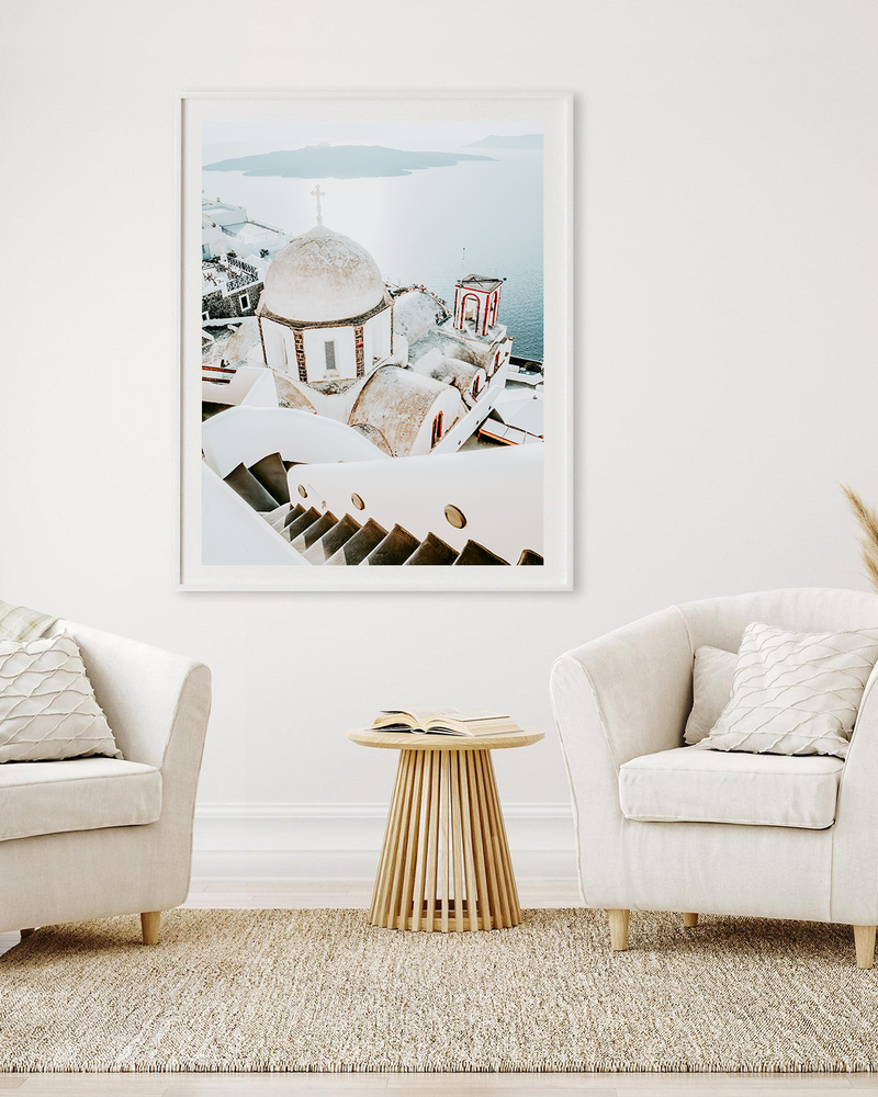 Santorini Splendor | Art Print