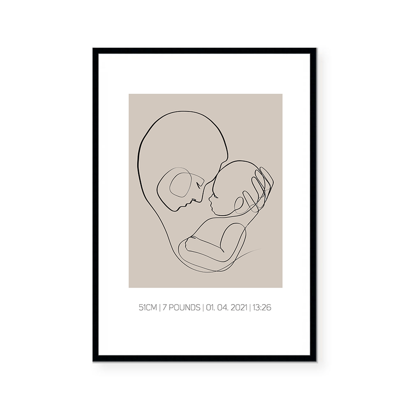 1 - CUSTOM NEWBORN PRINT