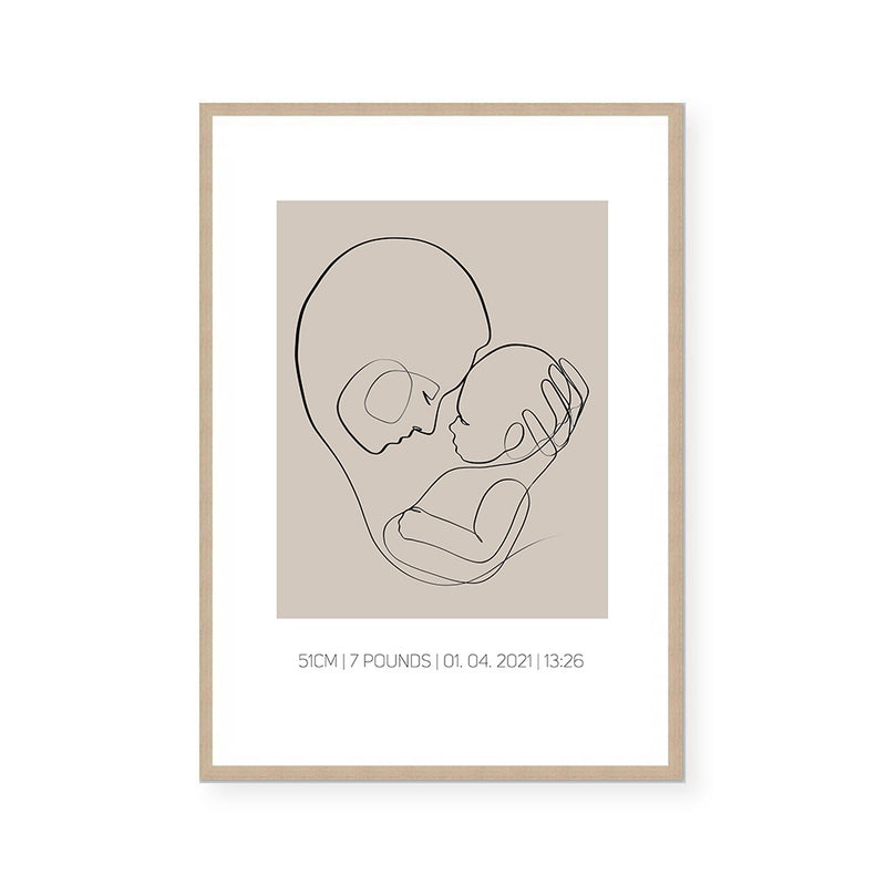 1 - CUSTOM NEWBORN PRINT