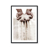Sand In Hands | Art Print