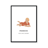 Custom Baby Girl | Art Print