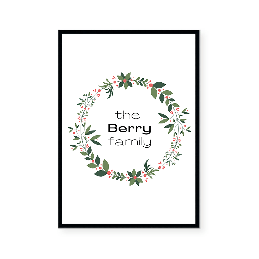 Family - Christmas Edition | Art Print