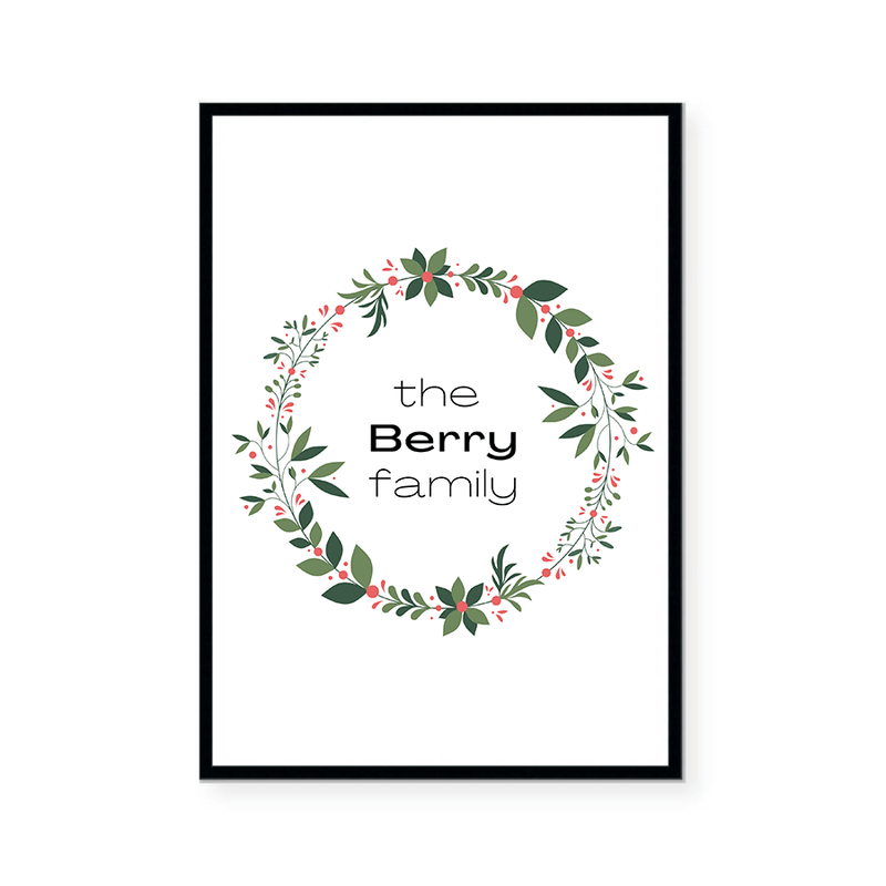 Family - Christmas Edition | Art Print
