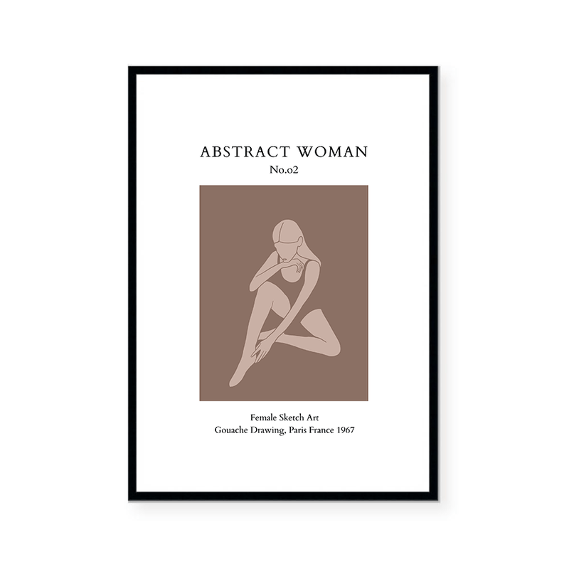 Abstract Woman | Art Print