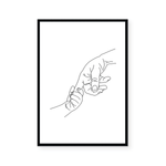 Father And Baby | Art Print