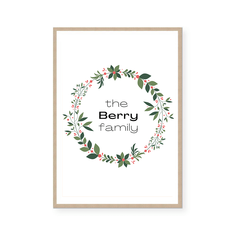 Family - Christmas Edition | Art Print