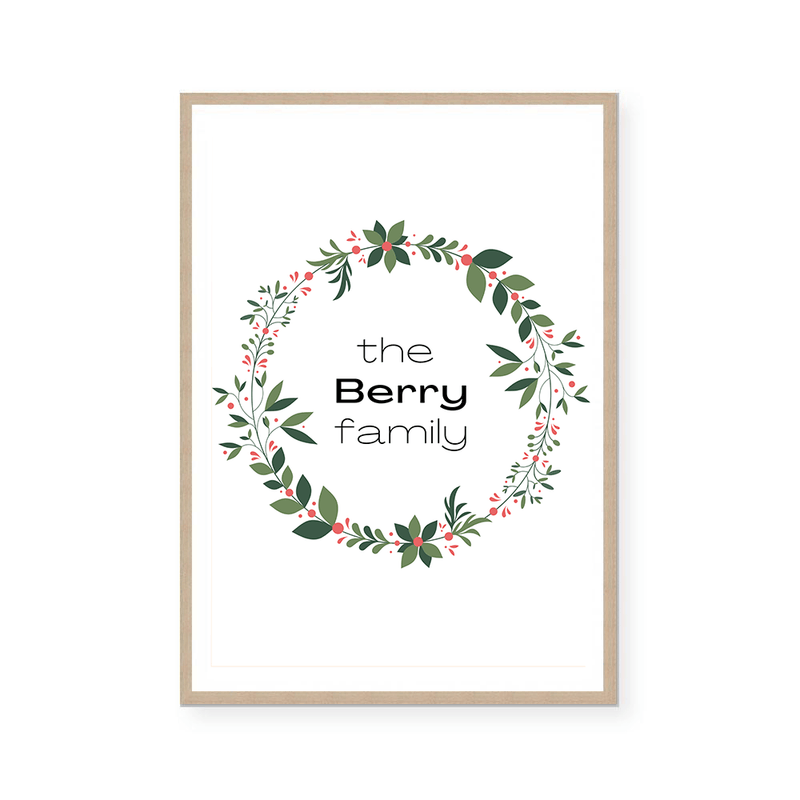 Family - Christmas Edition | Art Print