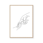 Father And Baby | Art Print