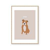 Staffy | Art Print