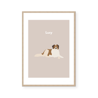 Saint Bernard | Art Print