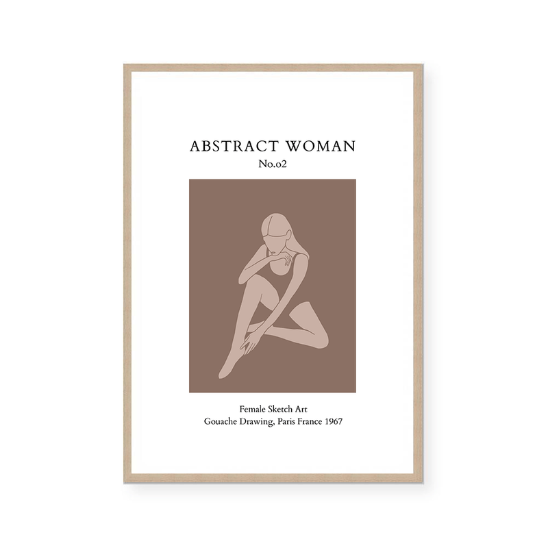 Abstract Woman | Art Print