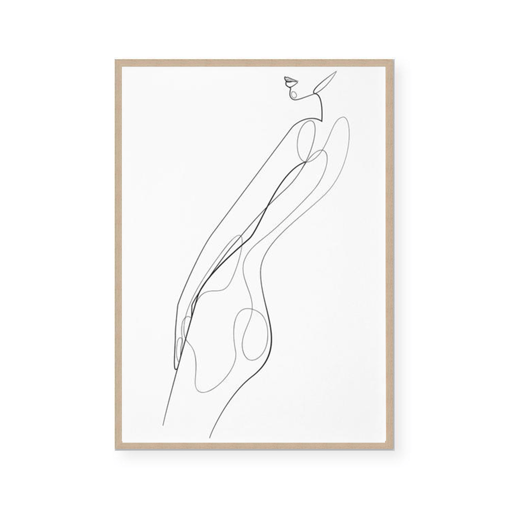 Sharni | Line Art | Art Print