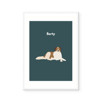 Saint Bernard | Art Print