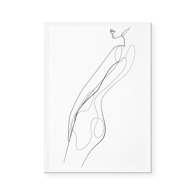 Sharni | Line Art | Art Print