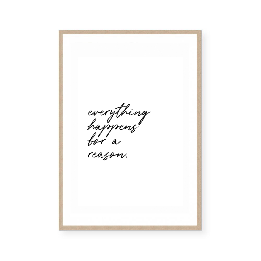 1 - EVERYTHING HAPPENS FOR A REASON
