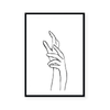 Hands | Line Art | Art Print