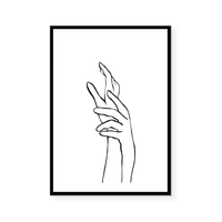 Hands | Line Art | Art Print